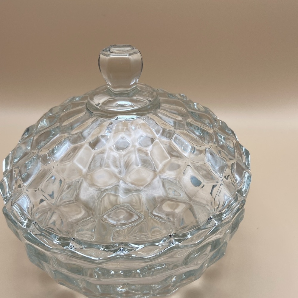 Vintage Fostoria Candy Dish with Lid American Clear (Stem 2056) - Picture 15 of 15